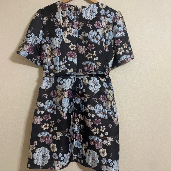 NWT Gal Meets Glam Presley Floral Jacquard Dress - Picture 4 of 5